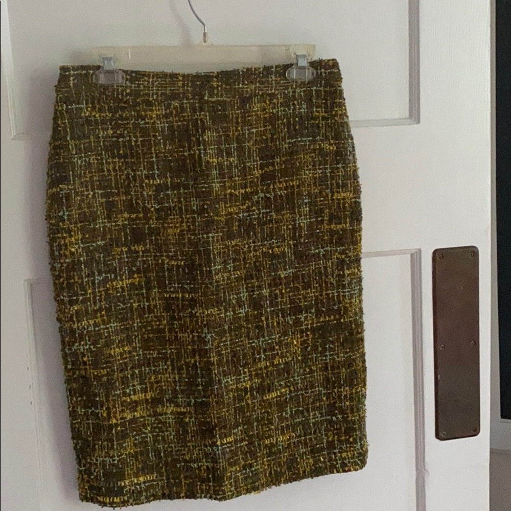 J Crew Tweed Pencil Skirt Size 6
